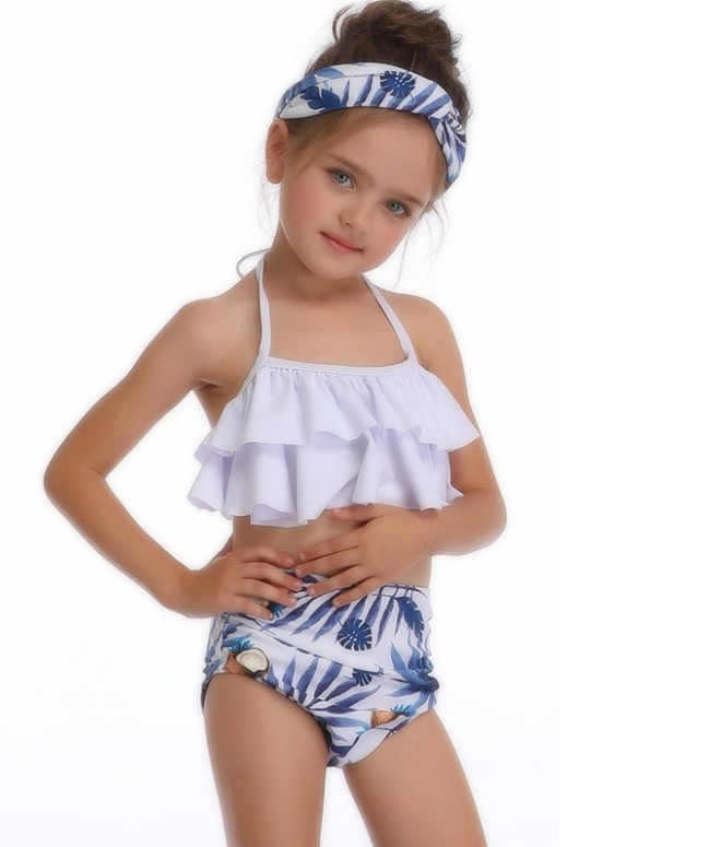 F4728-1 Fancy Mother and Daughter Swimwear